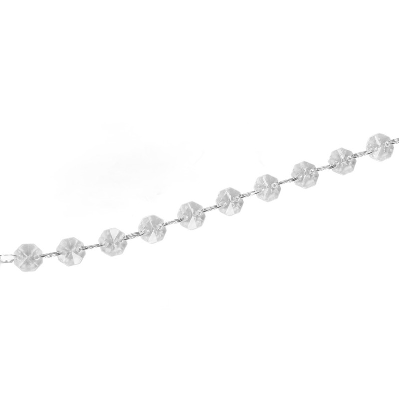 10pcs Crystal Chain Crystal Garland Strand Assemblable Acrylic Hanging Bead