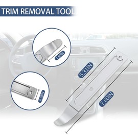 CHRYMUM 4140 Pry Tool, Trim Removal Tool, Automotive Panel Removal Tool, Car Accessories Panel Popper Tool Universal for Removing Auto Interior and Exterior Planes
