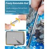 Pawfly Aquarium Fish Net with Extendable 9-24 Inch Long Handle