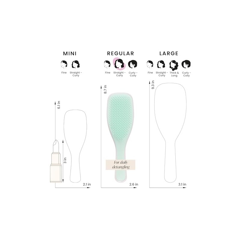 Tangle Teezer, El cepillo desenredante definitivo para cabello húmedo y