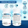 Organic Beet Root Supplement - 150 Beetroot Capsules, 1400mg/Serving (700mg