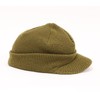 SESSLER Jeep Cap, 100% Wool, WW2 Replica, Knit Hat with