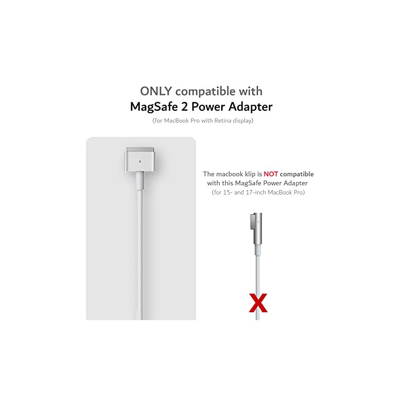 TUDIA Klip - Protector de cable de carga (para MacBook