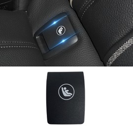 Y-QIPED Rear Child Seat Anchor Cover Replacement for BWM 5 Series M5 F90 G30 G31 G32 Safety Belt ISOFIX Hook Buckle Cap 2017-2023 (Black Model A)