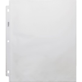 Business Source 8.5 x 11 Inches Heavyweight Top Loading Sheet Protectors - Pack of 100 - Clear (BSN74550)