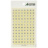 A-One 08090-2P Special Label Alphabet White Round 0.3 inch (9