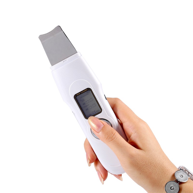 Rechargeable Ultrasonic Facial Skin Pore Clean Scrubber Exfoliator Beauty Machine