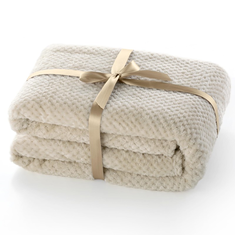 DecoKing Scandanavian style Blanket microfibre cosy Blanket Fleece bedspread Soft