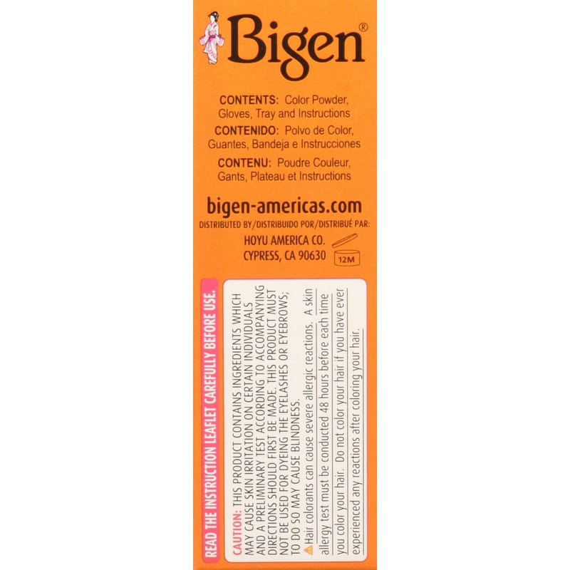 Bigen Permanent Powder Hair Color 59 Oriental Black 1 ea