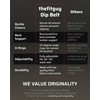 THEFITGUY Ultimate Dip Belt | Secure Closure - No Sliding
