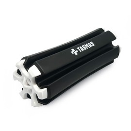 TASMAS Golf Club Holder, Ideal for Self-Play, Fixed, Storage, Club Case, Golf Club Bracket, Club Carrying Case (Black x White)