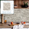 SUNWINGS Peel and Stick Mosaic Natural 3D Stone Self Adhesive