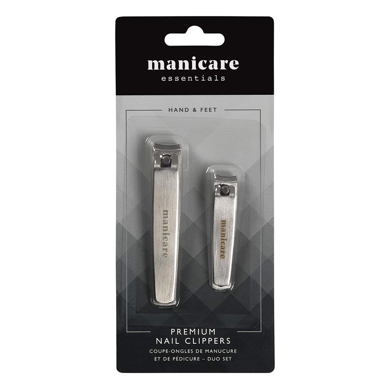 Manicare Premium Nagelknipser, Duo Pack für Hand und Zehen