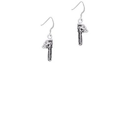 Delight Jewelry Silvertone Chainsaw - French Earrings