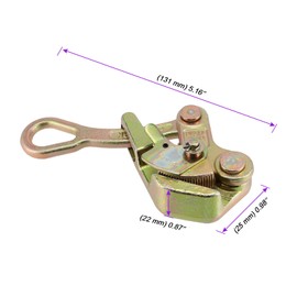 JOIKIT 2 Pack 0.5 T Cable Grip Puller, Wire Grip Steel Cable Pulling Tool, Cable Grip Wire Gripper for Wire Rope, 1102 Lbs