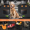 FIFIPETS Waterproof Dog Car Seat Cover Hard Bottom-Detachable, Back Seat