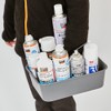 TRUSCO Soft Tote Tray, Dark Gray KTLPE-DG