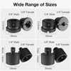 Perfect for camera microphone bracket adapter, screw conversion adapter, aluminum
