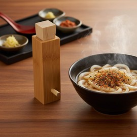 Morikuru TK08-01 Meal Container, Birch Bamboo, Made in Japan, Wooden Container, Seasoning Container, Single Flavor Container