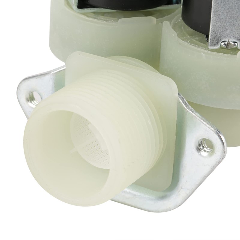 Akozon Solenoid Valve 3 Way Water Inlet N/C Normal Closed