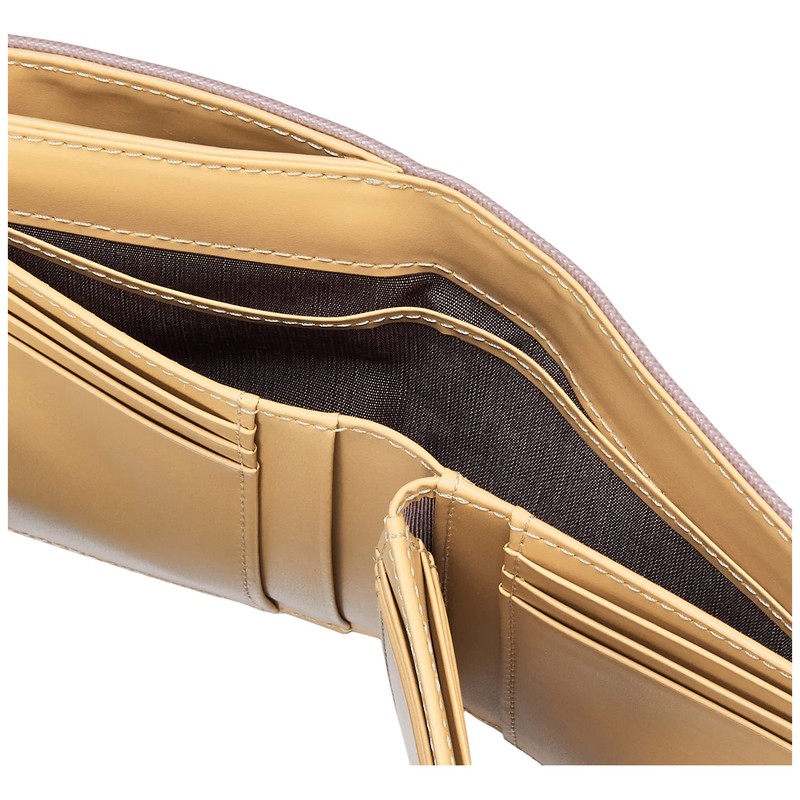 L Shape Zipper Bifold Wallet