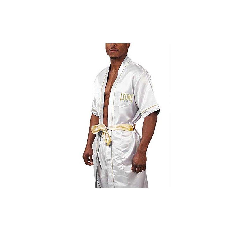 LEONE 1947, Premium Ring Robe, Unisex Adult, White, S/M, AB260