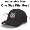 EDGMM Cat Three Eyed Baseball Cap Cotton Adjustable Baseball Hat