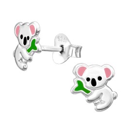 Koala Bear Earrings - 925 Sterling Silver
