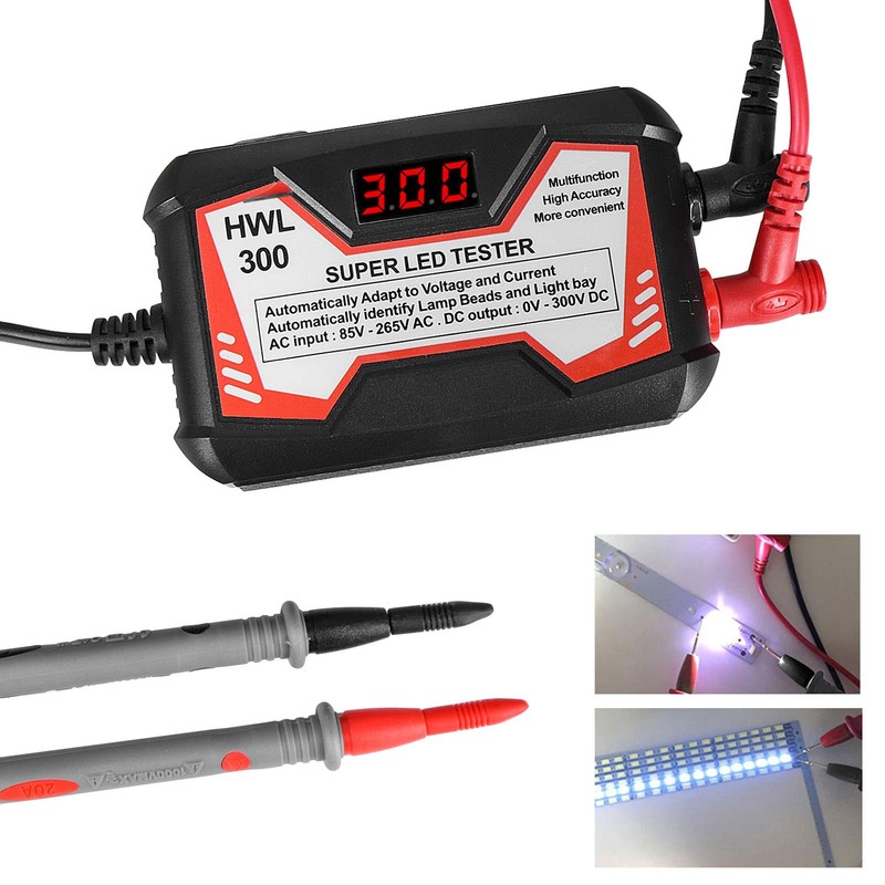 LED Lamp Bead Tester, Automotive Circuit Tester Free Screen LED
