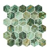 Miscasa Peel and Stick Hexagon Backsplash Tile, Self Adhesive Glossy