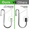 30 Pack 2.4 inches Heavy Duty S Hooks for Hanging,