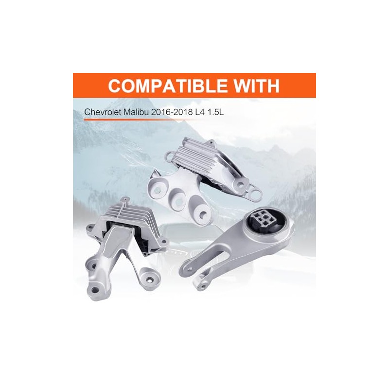 Soporte de motor compatible con Malibu 2016-2018 L4 1.5L, repuesto