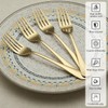 ReaNea Gold Dinner Forks 12 Pieces, Stainless Steel Titanium Gold