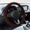 Lecctso Lecctso Fuzzy Steering Wheel Cover, Universal 15'' Steering Wheel