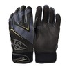 Louisville Slugger Adult Genuine 2.0 Batting Gloves - Black, Medium