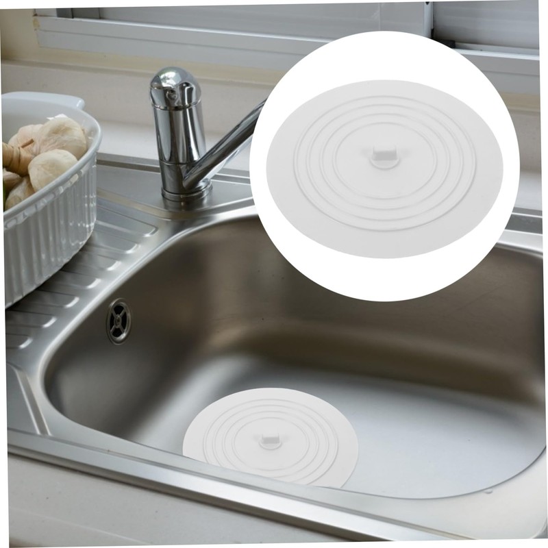Operitacx Rubber Drain Stopper for Bathtub and Kitchen Sink Multi