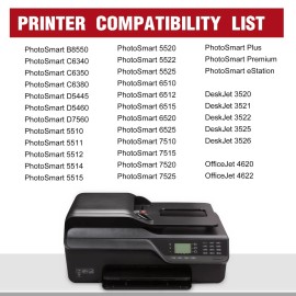 huoxunm Compatible HP 564XL Ink Cartridge (5 Combo Pack) for Photosmart 6520 7520 5520