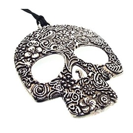Angelleesa Designs Ltd Large Antique Style Candy Skull Pendant