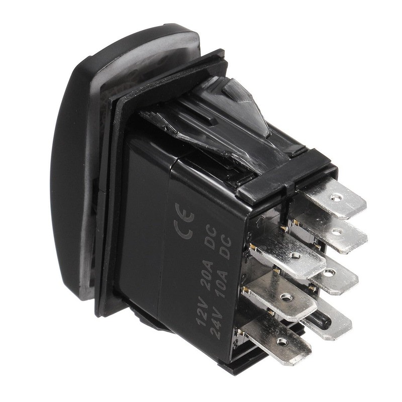 12V 20A / 24V 10A ON-Off-ON Rocker Switch Camera 1