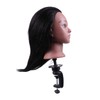 Healvian 1 Set Human Hair Braiding Mannequin Head Hair Cutting