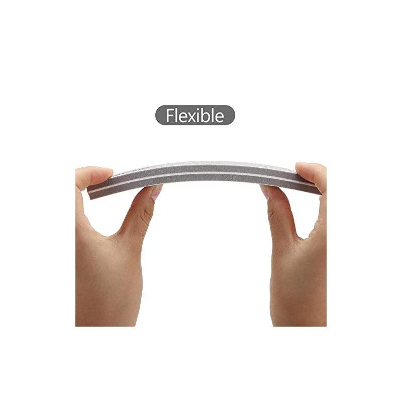Lingtoolator Buffers 100/180 Grit Washable Double Sided Nail Sanding Block