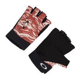 OAKLEY SEEKER FINGERLESS GLOVE, (9ZZ) DUALITY SWIRL WH/BR