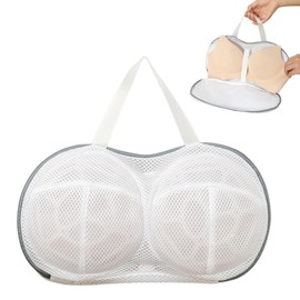 VitalBloom Laundry Net, Bra Net, 3D Laundry Net, Laundry Bag, Triple Protection, Front-Load, Washing Bra, Won't Crumble, Durable, Machine Washable, Dryer Safe, Includes Handle, Can Be Dry, 13.4 x 7.9