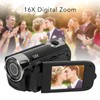 Video Camera Camcorder, Vlogging Camera Recorder, 1080P 16MP, 2.4 Inch