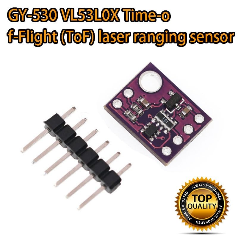 5PCS Ranging Sensor Module, GY-530 Time-Of-Flight Laser Distance Measurement Sensor