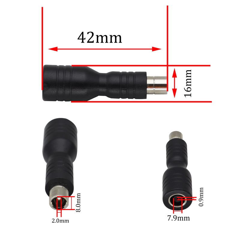HCFeng DC 8020 Male to DC 7909 Female Adapter DC
