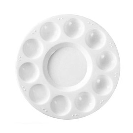 Painting Palette Pallet, 11 Holes Large Plastic Kids Art Paint Tray Water Color Mixing Palette Non Stick Oil Paint Palette