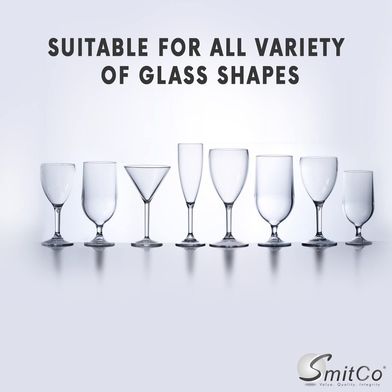 Wooden Wine Glass Holder for | Under Shelf Kitchen Stemware