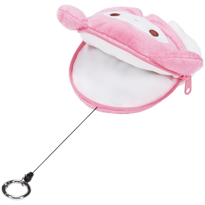 Skater ZRNP1-A Sanrio My Melody Plush Pouch with Reel