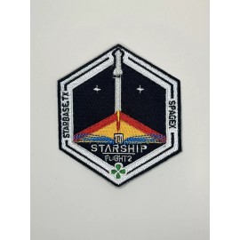 Original SpaceX Starship Flight 2 Orbital  Launch Test Flight Mission Patch 3”